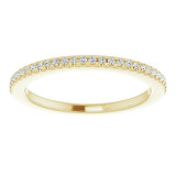 14K Yellow 1/8 CTW Diamond French-Set Anniversary Band - 123123601P photo 3