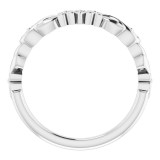 14K White .03 CTW Diamond Anniversary Band - 123692604P photo 2