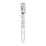 14K White .03 CTW Diamond Anniversary Band - 123692604P photo 4