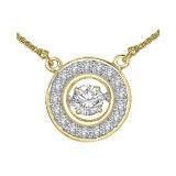 Gems One 14KT Yellow Gold & Diamond Rhythm Of Love Neckwear Pendant  - 1 ctw - ROL1070-4YC photo
