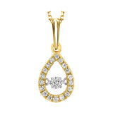 Gems One 10Kt Yellow Gold Diamond (1/5Ctw) Pendant - ROL1023-1YC photo