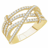 14K Yellow 1/2 CTW Diamond Ring - 65268160001P photo