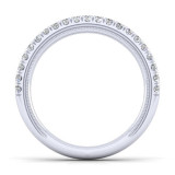 Gabriel & Co. 14k White Gold Victorian Anniversary Wedding Band - WB12785W44JJ photo 2