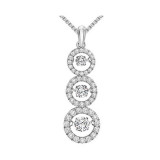 Gems One 14KT White Gold & Diamond Rhythm Of Love Neckwear Pendant  - 1/2 ctw - ROL1061-4WC photo