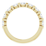 14K Yellow 9/10 CTW Diamond Anniversary Band - 1236756030P photo 2