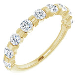 14K Yellow 9/10 CTW Diamond Anniversary Band - 1236756030P photo