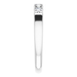 14K White 1/3 CTW Diamond French-Set Anniversary Band - 1238826012P photo 4