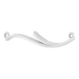 14K White Curvilinear Bar 17.5 Necklace - 86299101P photo 2