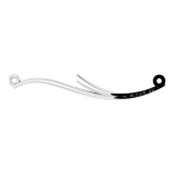 14K White Curvilinear Bar 17.5 Necklace - 86299101P photo