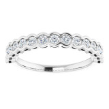 14K White 1/2 CTW Diamond Anniversary Band - 1235966033P photo 3