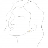 14K Yellow Angel Wing Earrings - 86910601P photo 3