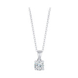 Gems One 14Kt White Gold Diamond (1/4Ctw) Pendant - PD10491-4WD photo