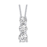 Gems One 14Kt White Gold Diamond (1Ctw) Pendant - PD10314-4WF photo