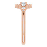 14K Rose 1/2 CTW Diamond Stackable Ring - 124049606P photo 4