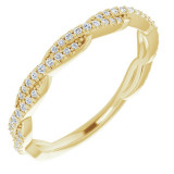 14K Yellow 1/6 CTW Diamond Anniversary Band - 123325601P photo