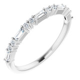 14K White 1/4 CTW Diamond Anniversary Band - 123092615P photo