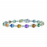 Stanton Color 14k Gold Multi-Sapphire Bracelet photo