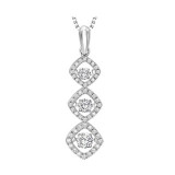 Gems One 14KT White Gold & Diamond Rhythm Of Love Neckwear Pendant  - 1 ctw - ROL1064-4WC photo