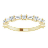 14K Yellow 5/8 CTW Diamond Anniversary Band - 123621609P photo 3