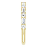 14K Yellow 5/8 CTW Diamond Anniversary Band - 123621609P photo 4