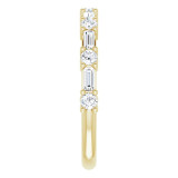 14K Yellow 5/8 CTW Diamond Anniversary Band - 123621609P photo 4