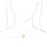 14K Rose Vintage-Inspired Geometric 18 Necklace - 86922607P photo 3