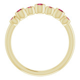 14K Yellow Ruby Bezel-Set Ring - 71844636P photo 2