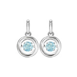 Gems One Silver (SLV 995) Rhythm Of Love Fashion Earrings - ROL2049WT photo