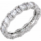 14K White 2 1/6 CTW Diamond Eternity Band - 653072601P photo