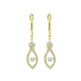 Gems One 14KT Yellow Gold & Diamond Rhythm Of Love Fashion Earrings  - 3/8 ctw - ROL2002-4YC photo