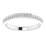 14K White 1/8 CTW Diamond Anniversary Band - 1227306000P photo 3