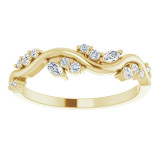 14K Yellow 1/6 CTW Diamond Anniversary Band - 124066601P photo 3