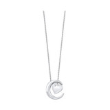 Gems One Silver Diamond (1/50 Ctw) Pendant - PD10613-SSW photo