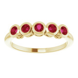 14K Yellow Ruby Ring - 71997640P photo 3