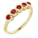 14K Yellow Ruby Ring - 71997640P photo