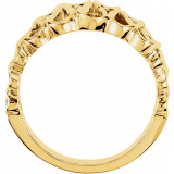 14K Yellow Freeform Ring - 536120364P photo 2