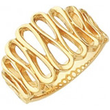 14K Yellow Freeform Ring - 536120364P photo