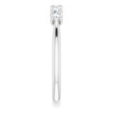 14K White 1/2 CTW Diamond Anniversary Band - 1238736000P photo 4