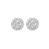 Gems One 14Kt White Gold Diamond (1/6Ctw) Earring - EJR1001-4WC photo