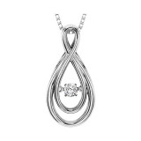 Gems One 14KT White Gold Stunning Neckwear Pendant - ROL1008SM-4W photo