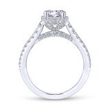Gabriel & Co. 14k White Gold Infinity Straight Engagement Ring - ER13856R4W44JJ photo 2