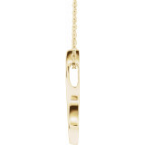 14K Yellow Freeform 16-18 Necklace - 86734601P photo 2