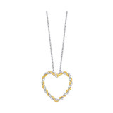 Gems One 10Kt White Yellow Gold Diamond (1/6Ctw) Pendant - PD10624-1WYSC photo
