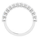 14K White 3/4 CTW Diamond Anniversary Band - 12297860004P photo 2