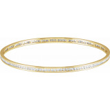 14K Yellow  2 1/4 CTW Diamond Stackable Bangle 8 Bracelet - 67336102P photo 2