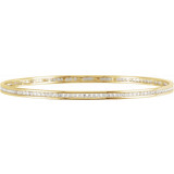 14K Yellow  2 1/4 CTW Diamond Stackable Bangle 8 Bracelet - 67336102P photo