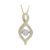 Gems One 14KT Yellow Gold & Diamond Rhythm Of Love Neckwear Pendant  - 1/5 ctw - ROL1127-4YC photo