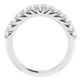 14K White 5/8 CTW Diamond Anniversary Band - 12261460000P photo 2