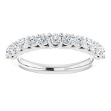 14K White 5/8 CTW Diamond Anniversary Band - 12261460000P photo 3