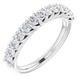 14K White 5/8 CTW Diamond Anniversary Band - 12261460000P photo